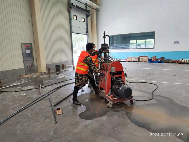 海南厂房地面下沉塌陷注浆加固施工